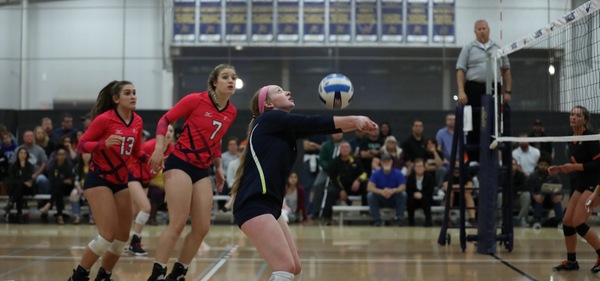 Rylie Barnum led JCCC with 75 digs at the Kirkwood Classic